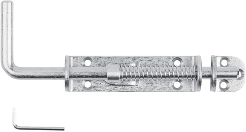 National Hardware N109-212 V1142 Zinc de perno deslizante resistente con resorte