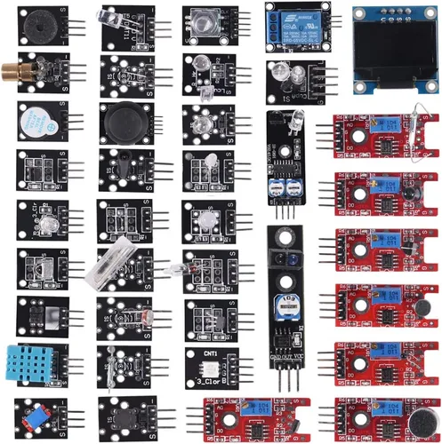 Miniatura 4 de Kit de módulos de sensor para Arduino Raspberry, 22 en 1 Proyecto Super Starter Kits para UNO R3 Nano V3.0 Mega 2560 Mega 328 Kit de inicio