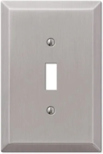 Miniatura 10 de Colester Direct - Placa de pared de níquel satinado para interruptor de pared, cubierta de tomacorriente GFI, acabado mate de níquel satinado