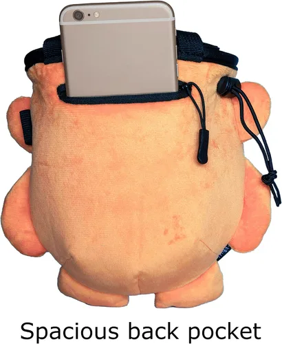 Miniatura 3 de Bolsa de tiza para escalada en roca, cubo de tiza Bouldering con cinturón de clip rápido, bolsillo con cremallera y soporte para cepillo