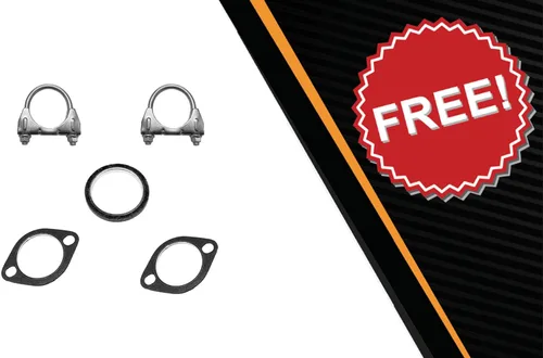 Miniatura 7 de Northeastern Exhaust Conjunto de silenciador central de acero inoxidable y kit de silenciador trasero compatible con Infiniti QX4 2001-2003