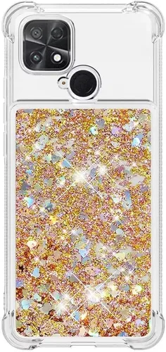 Miniatura 94 de Glitter Sparkle Moving Quicksand Flowing Cover para Xiaomi Redmi Note 10S Bling Liquid Clear Star Heart Silicona Bumper Funda transparente de goma a