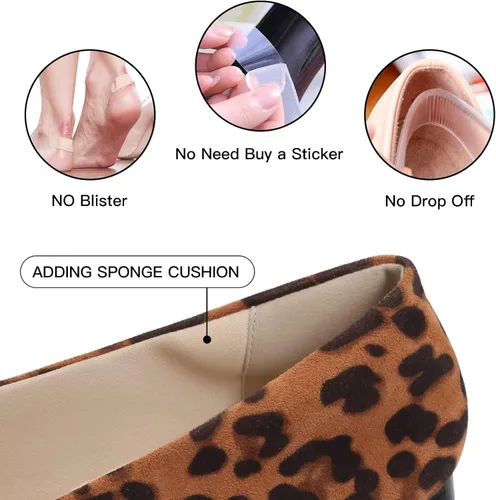 Miniatura 2 de MUSSHOE - Zapatos planos para mujer, de punto de malla, cómodos, con plantilla de espuma viscoelástica, sin cordones y de punta aguda