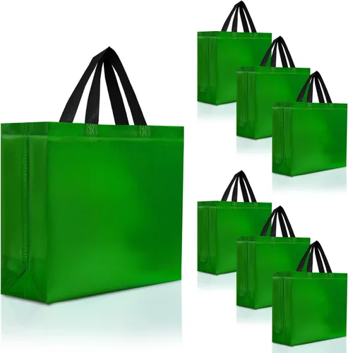 Miniatura 14 de Nush Nush - Bolsas de regalo reutilizables azul aguamarina a granel (azul aguamarina - Tamaño mediano - Juego de 30)