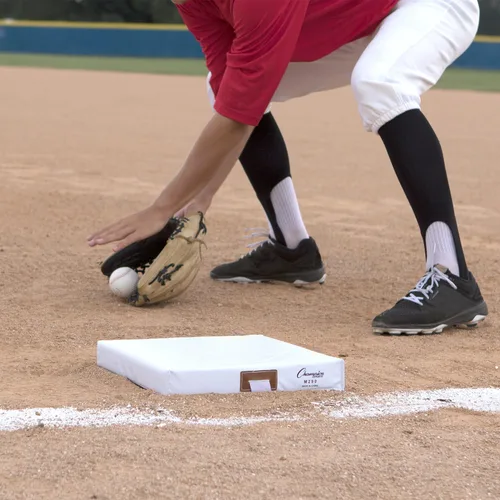 Miniatura 6 de Champion Sports - Juego de base de béisbol con cubierta de nailon relleno de espuma