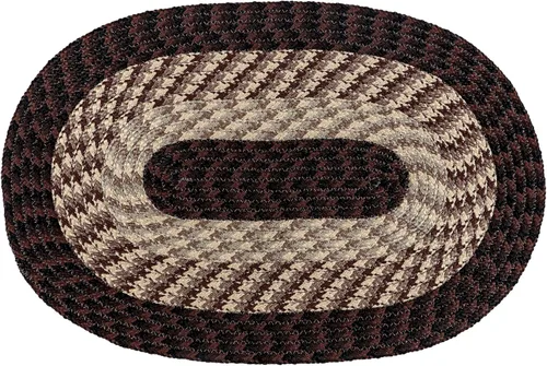Miniatura 17 de La colección Better Trends Alpine Braid es una alfombra reversible para interiores duradera y resistente a las manchas 100% polipropileno