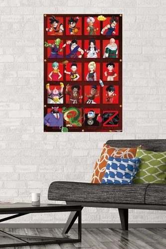 Miniatura 2 de Trends International Dragon Ball Z - Póster de pared de aniversario, 22.375 x 34 pulgadas, versión premium sin marco