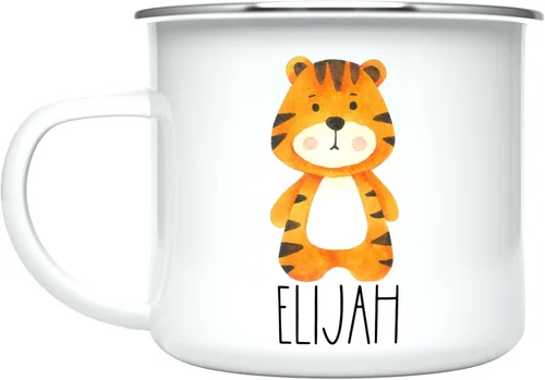 Miniatura 24 de Taza Personalizada para Niños, Niños, Niñas Taza Personalizada de Chocolate Caliente, Cacao, Café y Leche Regalo de Cumpleaños con Nombre D05