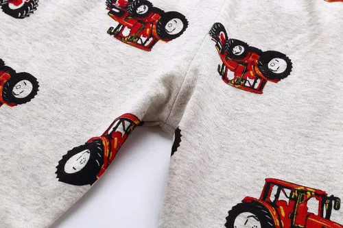 Miniatura 5 de RKOIAN Conjunto de pijamas de manga larga para niños pequeños, 100% algodón, ropa de dormir para niños pequeños