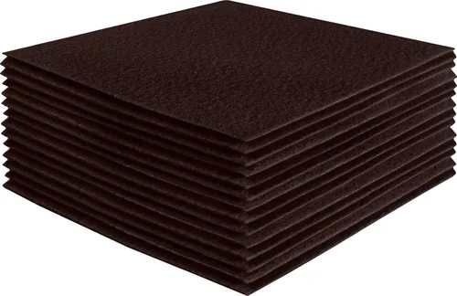 Miniatura 176 de FabricLA Hojas de fieltro acrílico para manualidades, cuadrados de fieltro precortados suaves de 4 x 4 pulgadas (3.9 in x 3.9 in), utiliza hojas