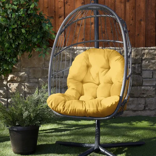 Miniatura 4 de Mozaic Home Cojín para Silla de Huevo Verde Manzana 44 x 27 x 4 pulgadas