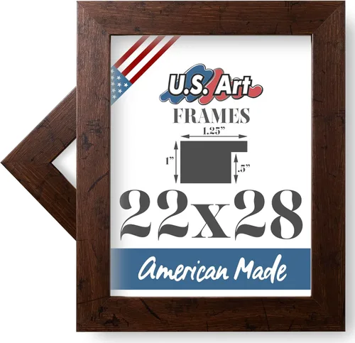 Miniatura 87 de Marco de fotos de 4 x 6 pulgadas, acabado envuelto suave, plano de 1.25 pulgadas de ancho, negro tradicional, MDF compuesto de madera 100% americana