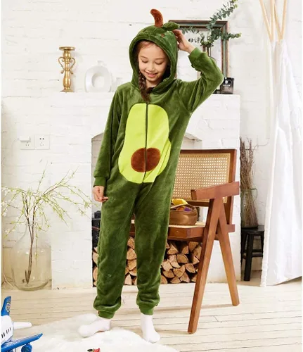 Miniatura 6 de COSUSKET Disfraz de oso marrón de franela de ajuste cómodo para niños, pijamas de animal para niños y niñas, regalos