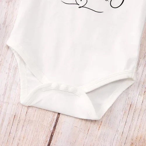 Miniatura 6 de Enterizo de manga corta para bebé para el primer día del padre, mameluco de manga corta para bebés de 3 a 18 meses