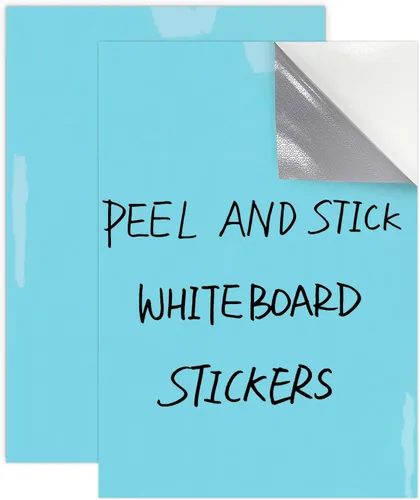 Adhesivo para pizarra de borrado en seco, calcomanías de pizarra blanca, hojas de borrado en seco extraíbles de 8.3 x 11.7 pulgadas, papel de