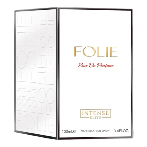 Miniatura 5 de INTENSE ELITE Folie Eau De Parfum para Mujer 100ML (3.4Oz) Perfumes árabes para mujeres con azafrán y notas de frutas rojas Perfume de larga