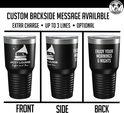 Miniatura 6 de Vaso personalizado de 30 onzas (17 colores) impreso aislado de acero inoxidable recubierto en polvo con tapa, artículos promocionales personalizados