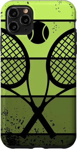 Miniatura 12 de Raqueta de jugador de tenis para iPhone 13 con cancha de pelota de tenis Vintage Retro Case
