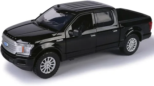 Miniatura 2 de Motor Max 2019 Ford F-150 Limited Crew Cab Pickup Camión, negro 79364BK - Modelo de juguete fundido a presión a escala 1/27 para niños unisex