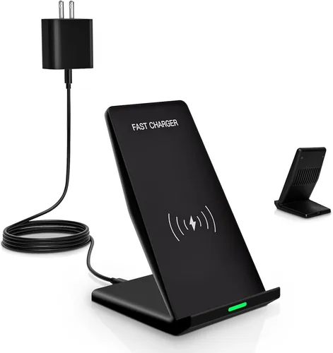 Estación de carga inalámbrica, soporte de carga inalámbrica de escritorio de 15 W, adaptador USB C de 20 W para Apple iPhone 17 Pro/17/17/Air/16