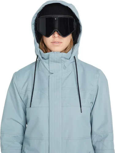 Miniatura 6 de Volcom Fawn - Chaqueta con capucha para mujer con aislamiento para snowboard y esquí Violeta Violet Ice