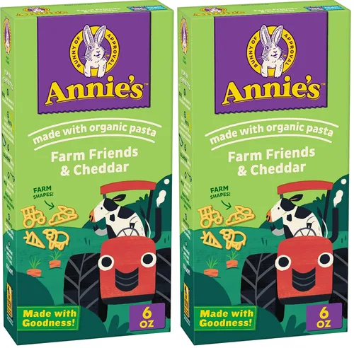 Miniatura 19 de Conchas de Annie's y Cheddar Añejo Real, hecho con pasta orgánica y queso real, 6 onzas