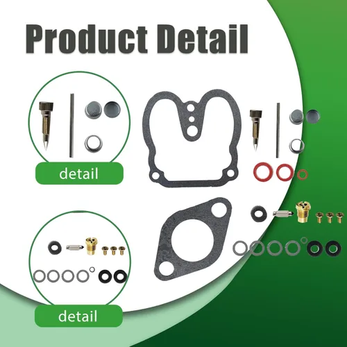 Miniatura 5 de ALL-CARB Kit de reparación de carburador de repuesto para Wisconsin K2119 LQ37 VG4D V460D VH4D V465D W4-1770