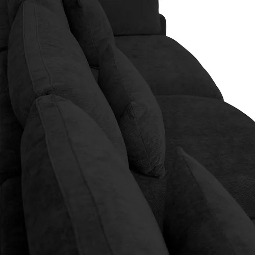 Miniatura 7 de WJShome Sofá Seccional Cloud Couch de 83 pulgadas para sala de estar, sofá seccional modular relleno de plumón, sofás en forma de L con otomana