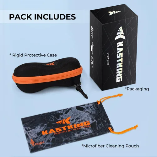 Miniatura 10 de KastKing Hiwassee - Gafas de sol deportivas polarizadas para hombres y mujeres, gafas de sol envolventes para pesca, ciclismo y correr, protección UV