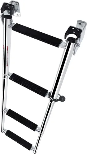 Miniatura 9 de Escalera plegable de acero inoxidable para barco, escalera de natación portátil, escalera telescópica para yates marinos y más (8581S4)