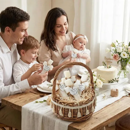Miniatura 6 de 24 piezas de regalos de bautismo para invitados, jabón cruzado, regalos de jabón de baby shower, jabones perfumados, regalos de primera comunión