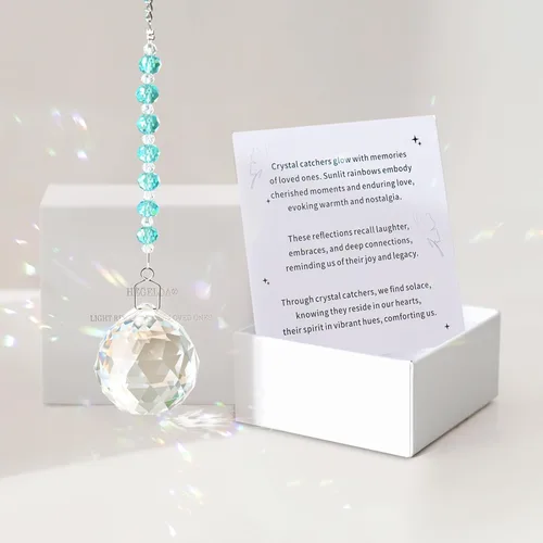 Miniatura 10 de Regalos conmemorativos para la pérdida de papá, atrapasoles de cristal en la memoria, regalos de condolencia por pérdida de papá y padre, regalos