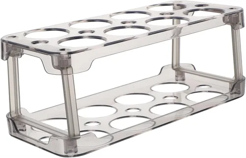 Bandeja de cartón para huevos con tapa, contenedores para huevos para refrigerador, soporte para huevos, contenedor transparente con tapa,