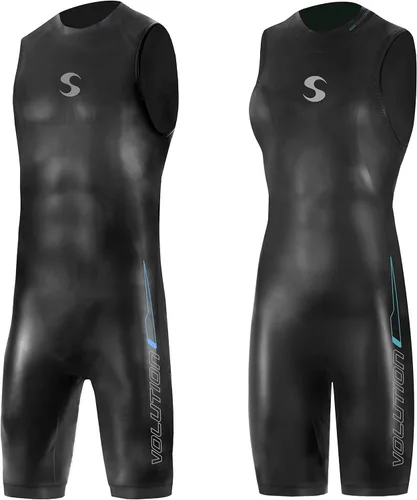 Miniatura 7 de Synergy Traje de neopreno de triatlón 3/0.079 in - Volution sin mangas Quick John Smoothskin Neopreno para natación en aguas abiertas