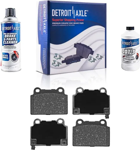 Miniatura 19 de Detroit Axle - Pinza de disco del lado del acompañante + pastillas de freno de cerámica de repuesto para Lexus HS250H Toyota RAV4 Prius V Scion xB