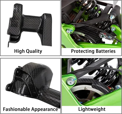 Miniatura 4 de Protector de Eje Central para Surron, Patrón de Fibra de Carbono Funda de Protección del Eje Medio Cubierta Protectora para Motocicleta Eléctrica