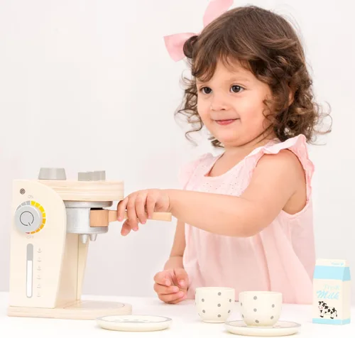 Miniatura 5 de New Classic Toys 10705 Cafetera, Multicolor (Blanco), 3 años a 9 años