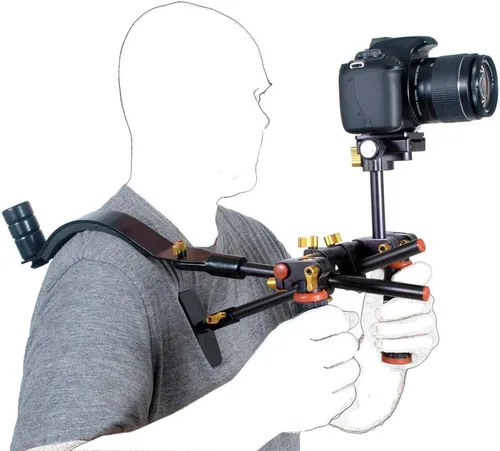 DLC V2 HD-DSLR Estabilizador de soporte de hombro para cámara fotográfica
