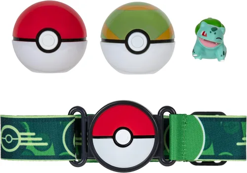 Miniatura 2 de Set de Pokémon - Figura de Batalla de Bulbasaur de 2 Pulgadas con Clip ‘N’ Go con Bola Nido y Accesorios de Poké Ball