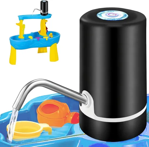 Dispensador de agua para botella de 5 galones, bomba de botella de agua portátil con carga USB, interruptor automático, dispensador de agua portátil