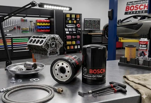 Miniatura 2 de BOSCH Filtro de aceite de alta calidad 3300 con tecnología de filtración FILTECH, compatible con Chevrolet, Ford, Honda, Infiniti, Kia, Mazda