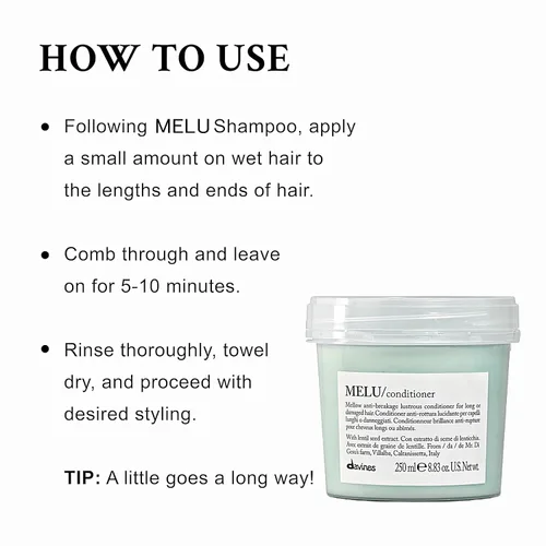 Miniatura 5 de Davines Champú MELU, limpieza antirotura para cabello largo o dañado