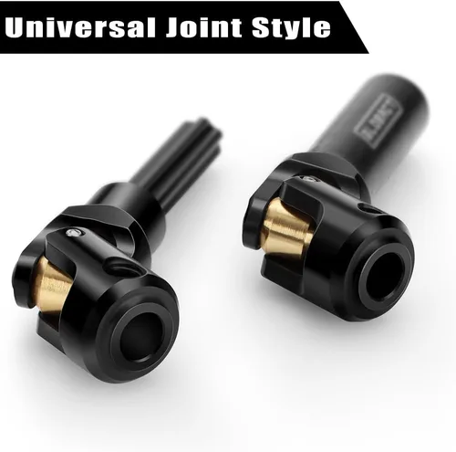 Miniatura 5 de Eje de transmisión de acero inoxidable resistente para TRX4 Axial SCX10 90046 AXI03007 RC 1/10 Accesorios de actualización de automóvil