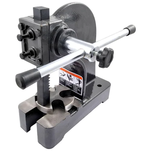Miniatura 10 de HHIP - Prensa de husillo de servicio pesado ABS Import 8600-0032, capacidad de 1 tonelada, altura máxima de 5.63 pulgadas (paquete de 1)