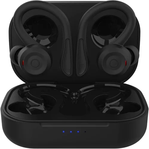 Miniatura 10 de Auriculares inalámbricos verdes sobre la oreja con ganchos para los oídos Auriculares Bluetooth para correr con gancho para la oreja Auriculares