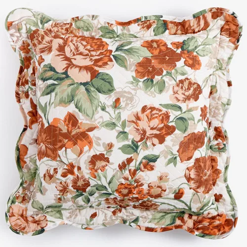 Miniatura 13 de BrylaneHome Almohada cuadrada Florence - Flor antigua