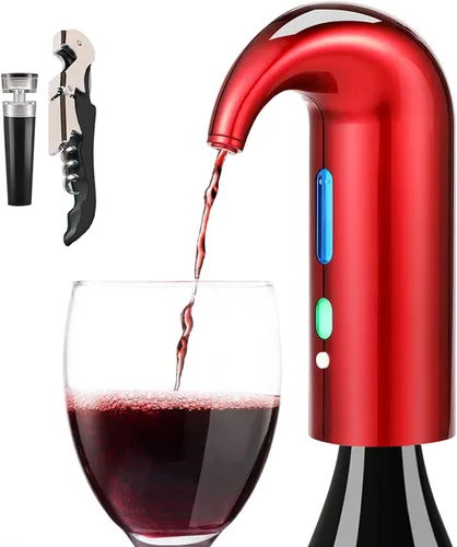Miniatura 3 de Decantador de vino eléctrico para el Día del Padre, fácil de un toque, accesorios de vino tinto y blanco, ideal para principiantes y entusiastas