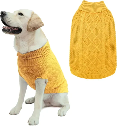 Miniatura 55 de Mihachi Suéteres para Perros Pequeños y Medianos Niña o Niño, Camisa Cálida y Suave para Perros, Abrigo para Perros para Clima Frío con Cuello
