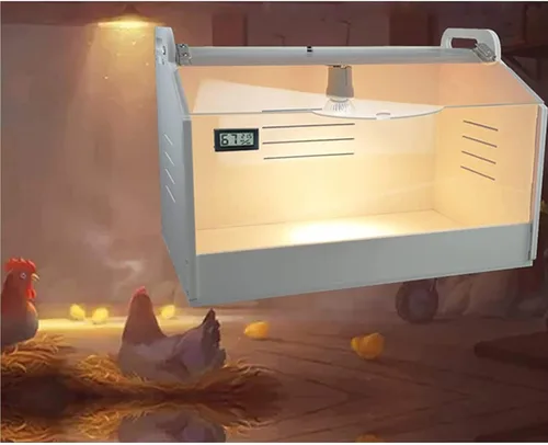 Miniatura 2 de Caja caliente inteligente para criadores, 10-30 pollitos y animales pequeños, incubadora manual, calentador de gallinero, jaula de criador