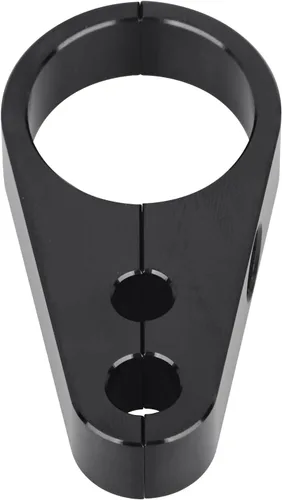 Doble agujero negro 1 1/4 "motocicleta marco manillar embrague cable acelerador línea abrazadera para Harley Dyna Softail Touring Road King Street